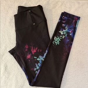 CALIA by Carrie Underwood Opulent Floral Leggings High Waisted Essential Printed